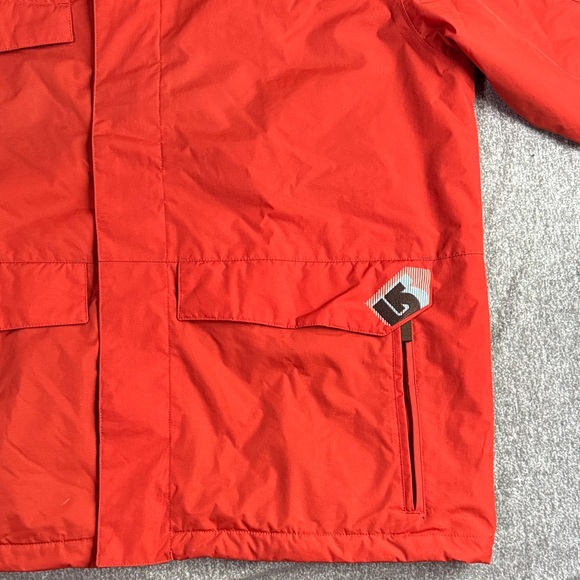 Burton Burnt Orange Dry Ride Ski Snowboard Zip Up Jacket Men’s XL - Picture 3 of 13